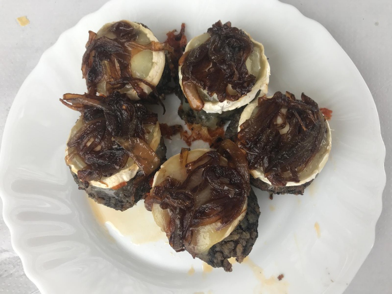 Tosta de morcilla Tosta de morcilla