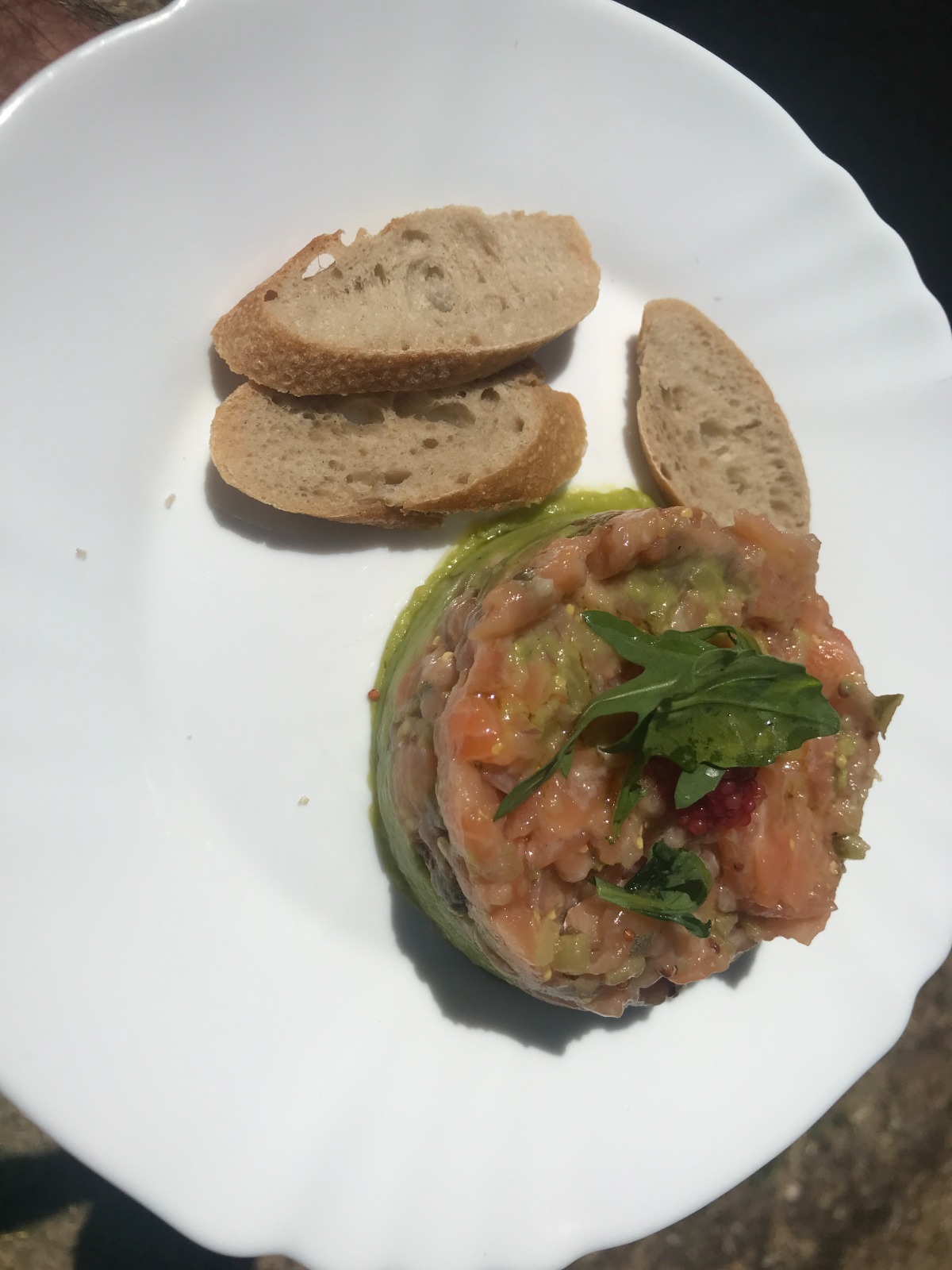 Tartar de salmón
