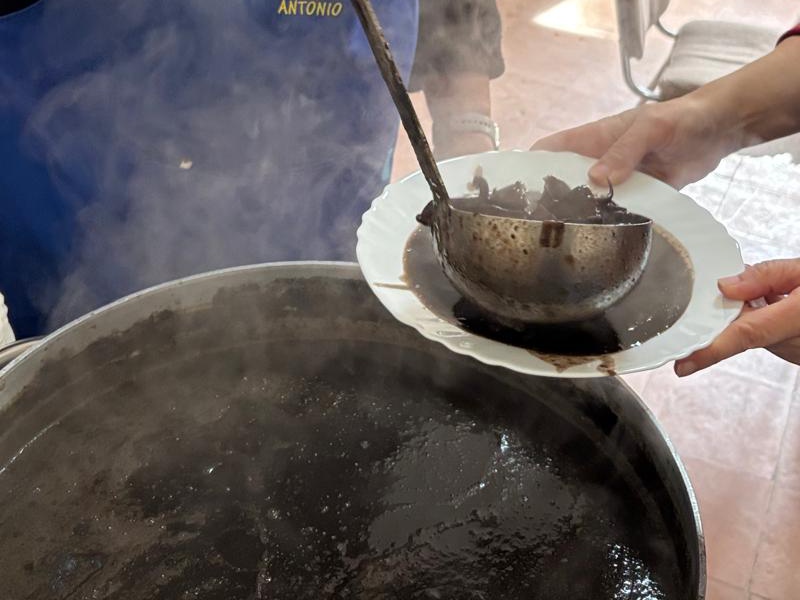 Receta de judías negras con calamares Receta de judías negras con calamares