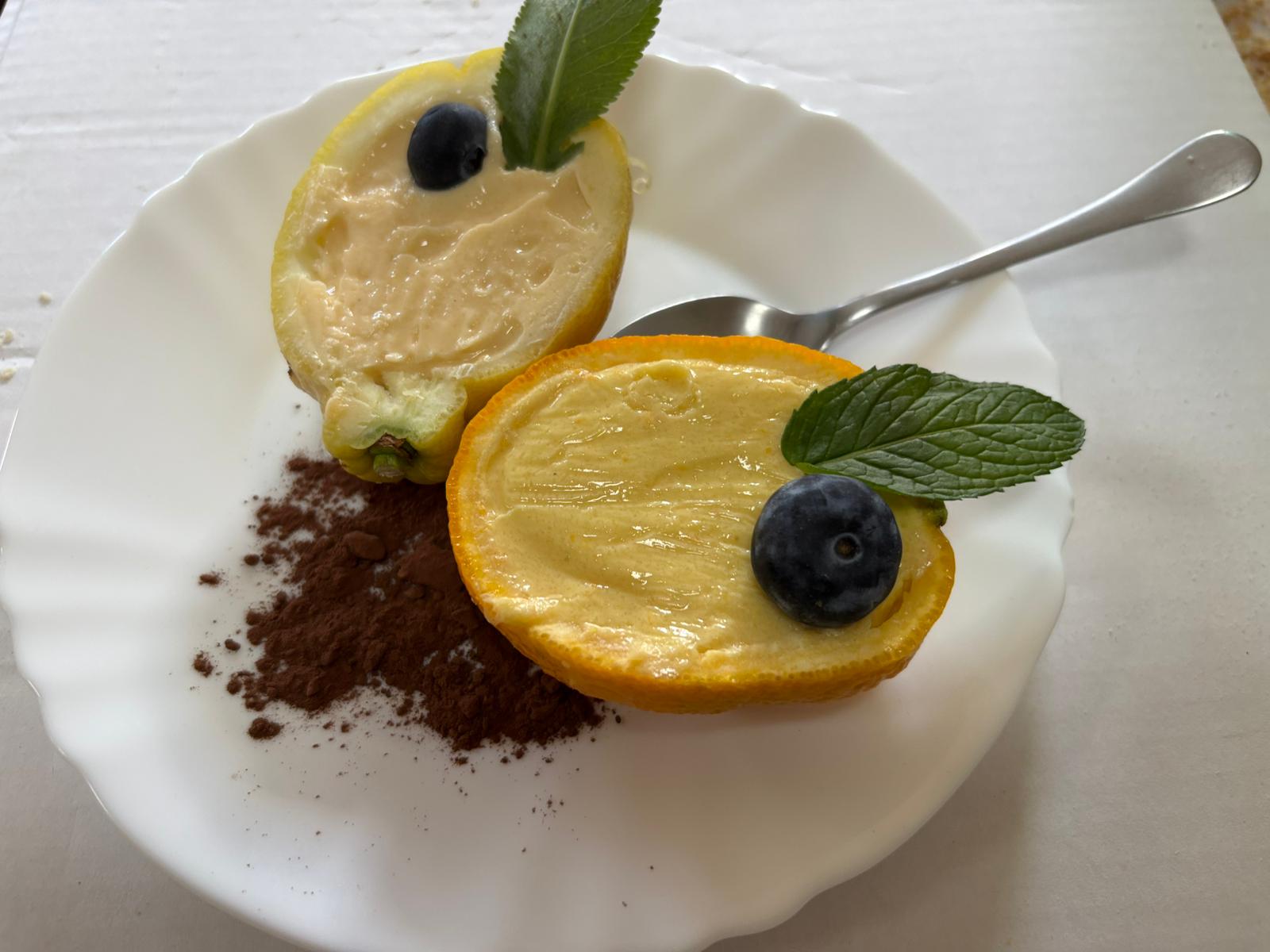 Cremas de naranja y de limón Cremas de naranja y de limón